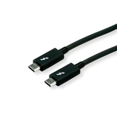 Roline USB-C Thunderbolt3 kabel, M/M, 2.0m, crni  / 11.02.9042